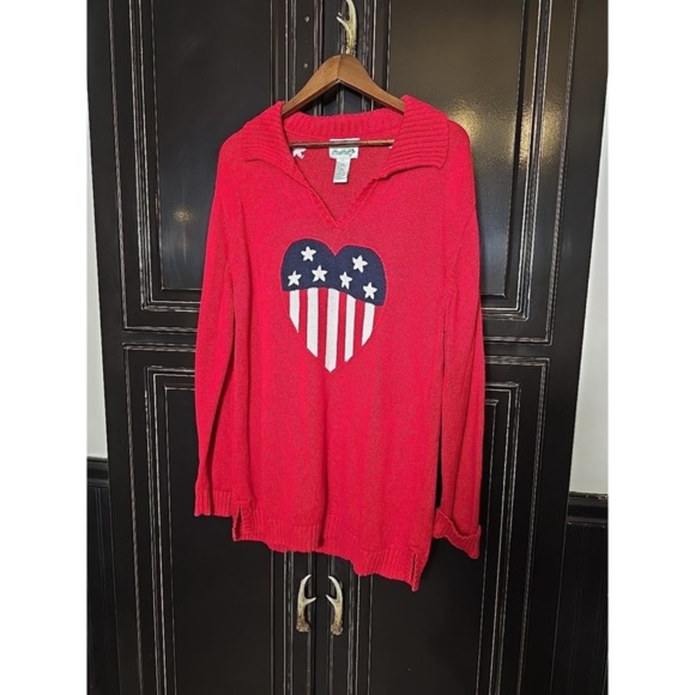 The Quaker Factory‎ Women's Large Patriotic Sweater